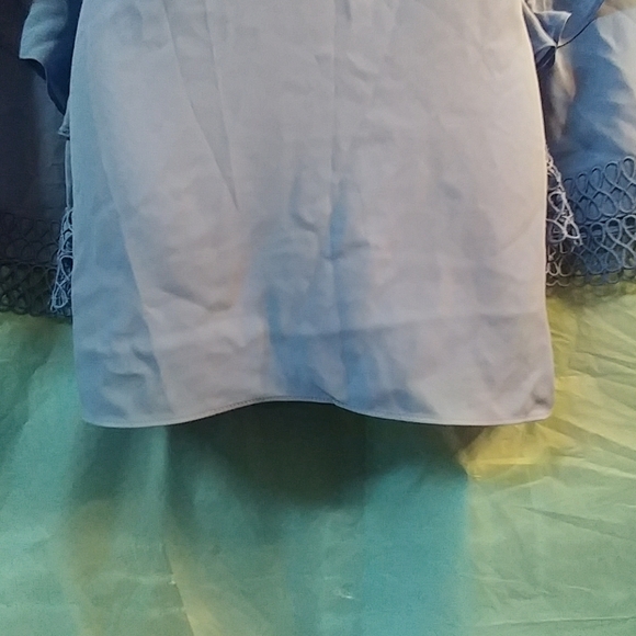 Alfani Womens Plus Applique Ruffled Blouse Sz 3X - Picture 5 of 6